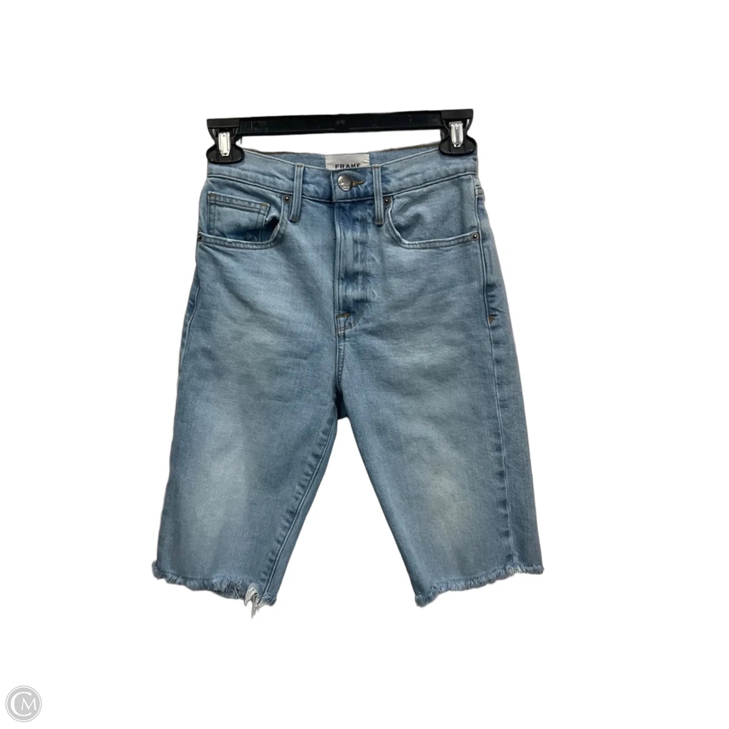 Shorts By Frame In Blue Denim, Size: 0