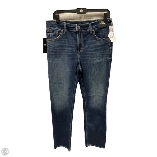 Jeans Straight By Maurices In Blue Denim, Size: 14