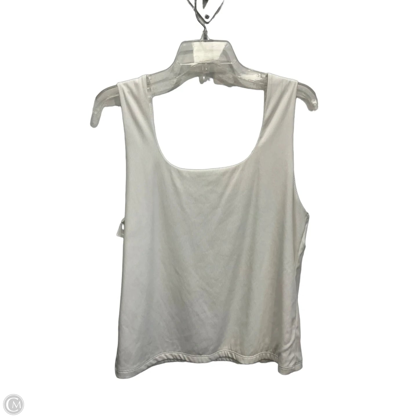 Top Sleeveless By Tahari In White, Size: Xl