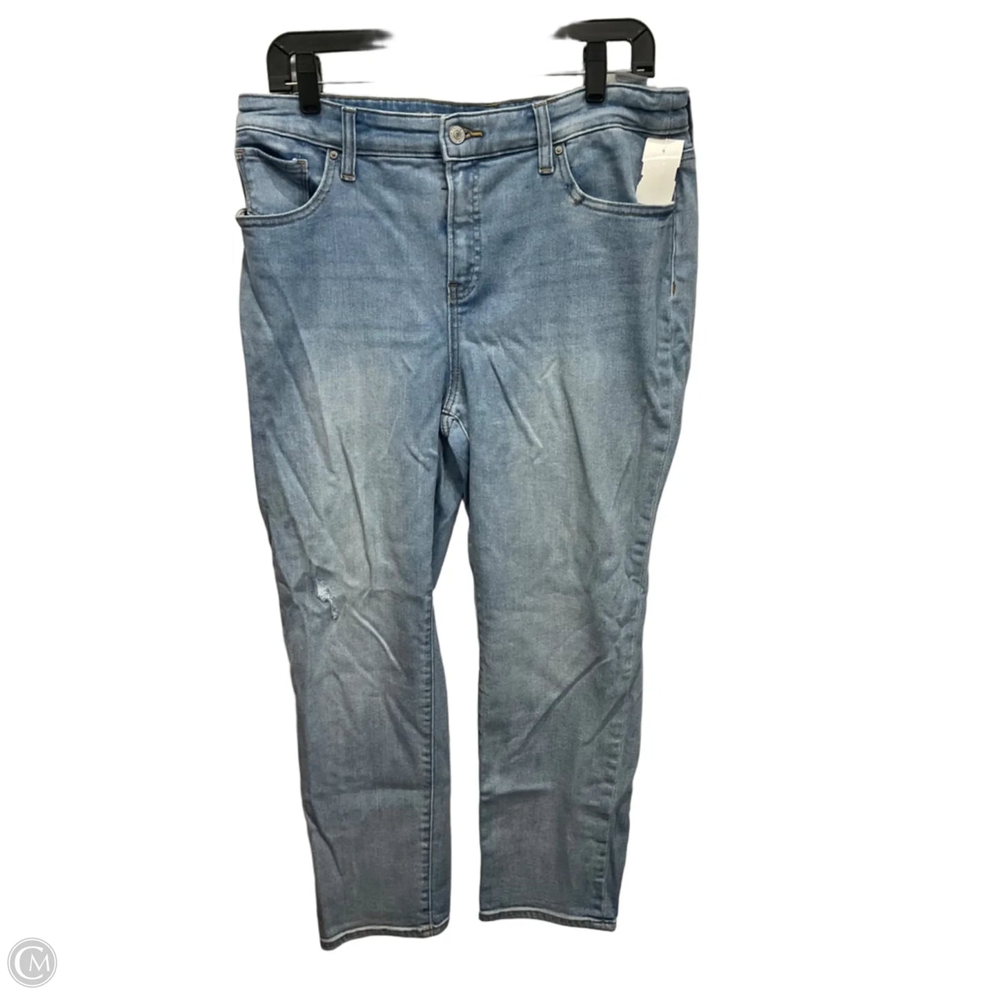 Jeans Cropped By Chicos In Blue Denim, Size: 12