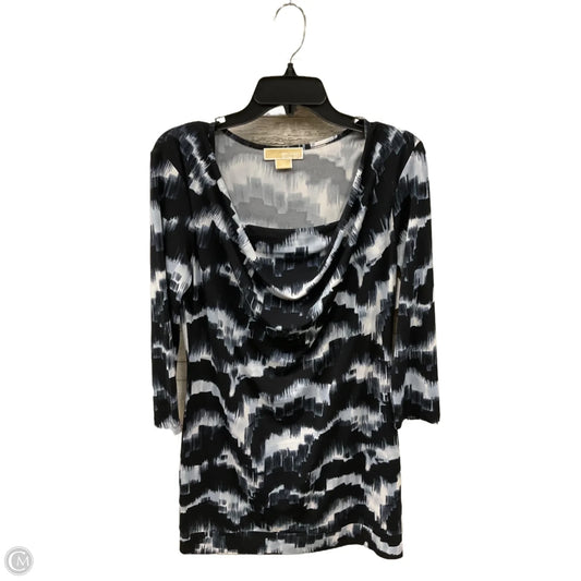 Dress Casual Midi By Michael By Michael Kors In Blue, Size: S