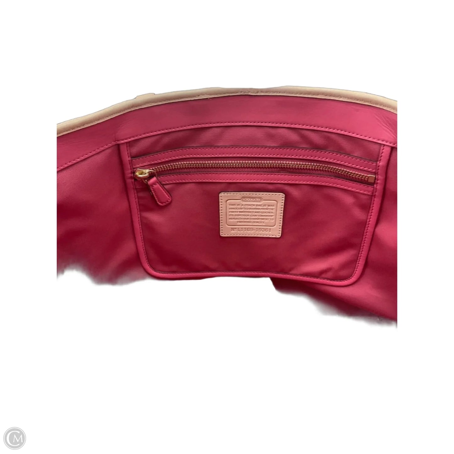 Handbag Designer By Coach, Size: Large