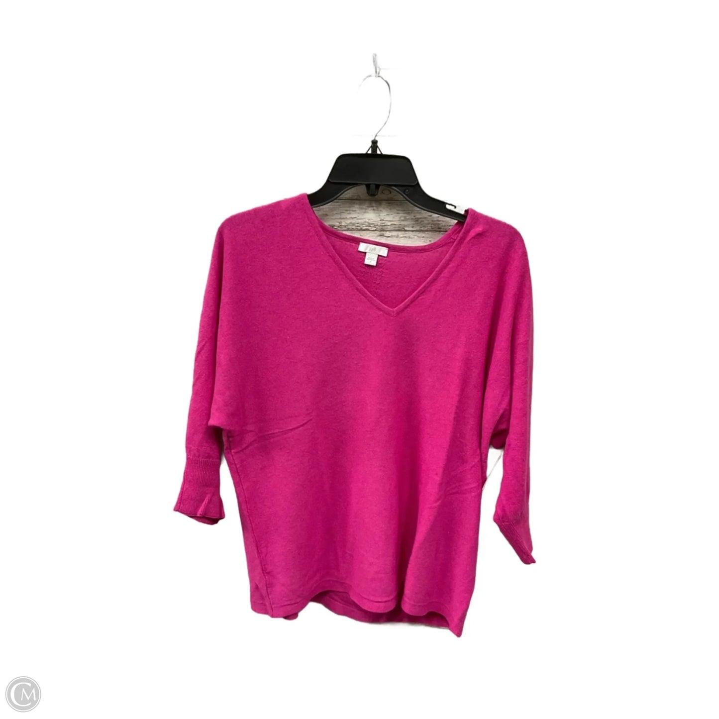 Top 3/4 Sleeve By J. Jill In Pink, Size: M