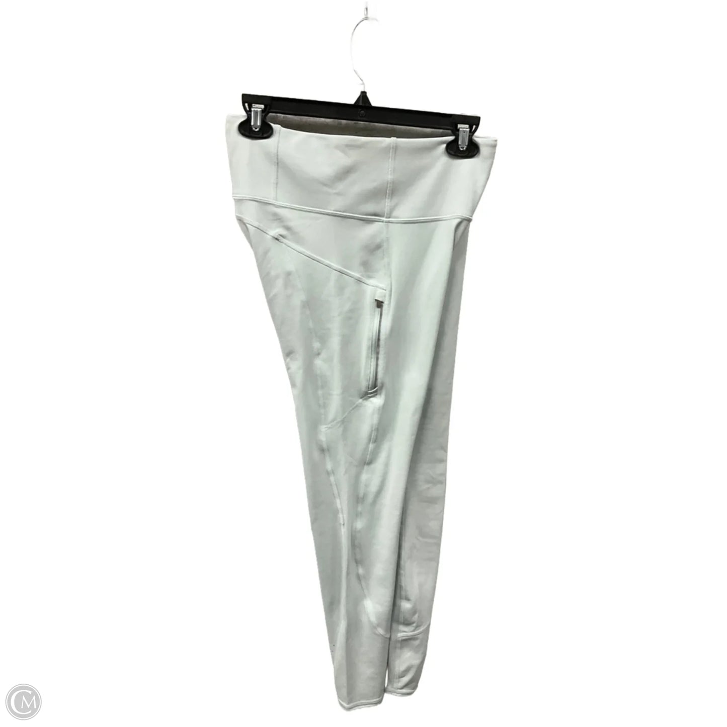 Athletic Leggings By Athleta In Aqua, Size: M