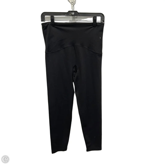 Athletic Leggings By Spanx In Black, Size: L