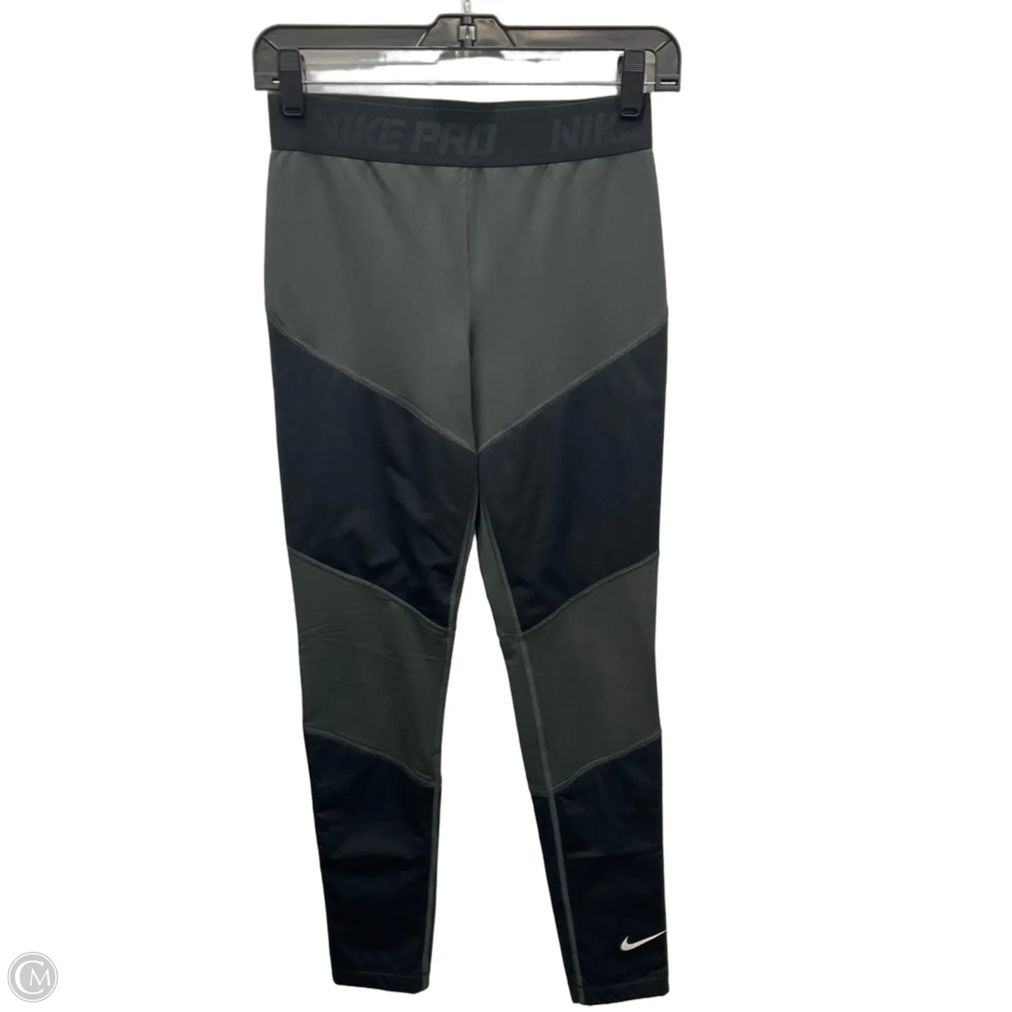 Athletic Leggings By Nike Apparel In Black, Size: S