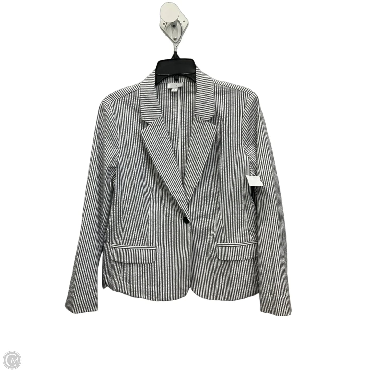 Blazer By J. Jill In Striped Pattern, Size: Mp