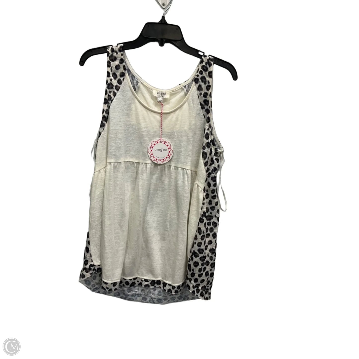 Top Sleeveless By Umgee In White, Size: L