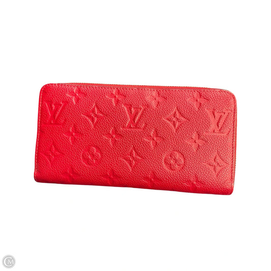 Wallet Luxury Designer By Louis Vuitton, Size: Large