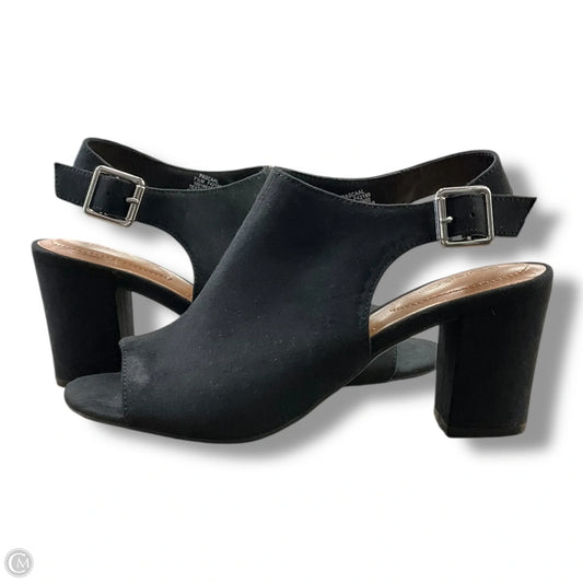 Sandals Heels Block By Style And Company In Black, Size: 7.5