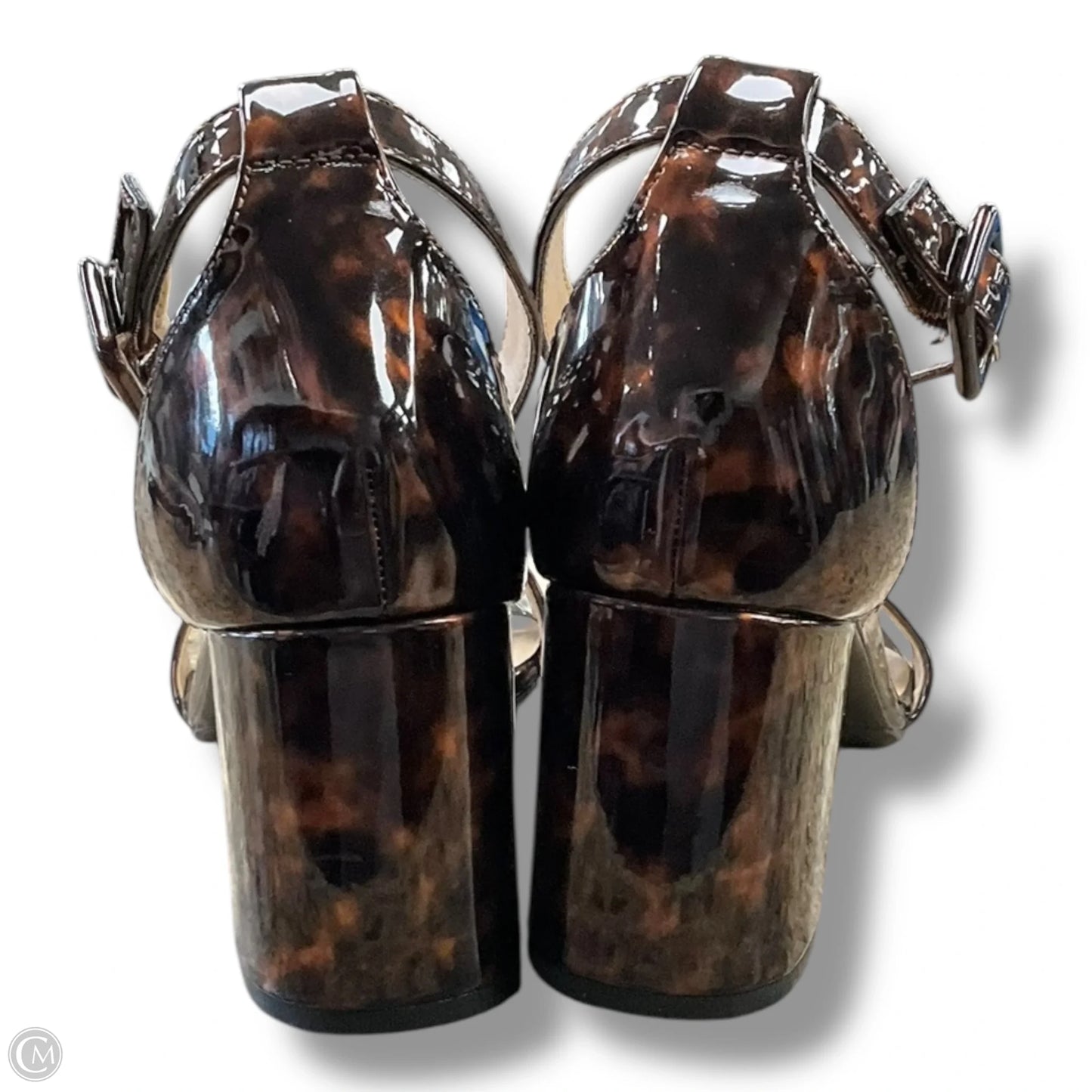 Shoes Heels Block By Cl By Chinese Laundry In Leopard Print, Size: 7.5