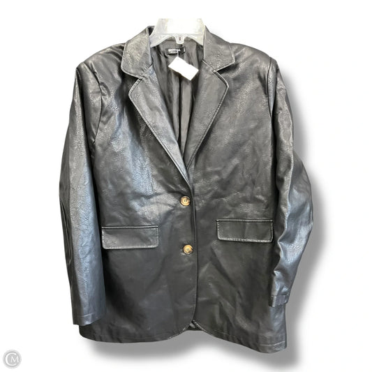 Jacket Leather By Nasty Gal In Black, Size: 0
