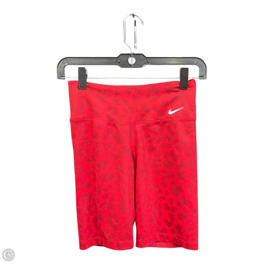 Athletic Shorts By Nike Apparel In Red, Size: S