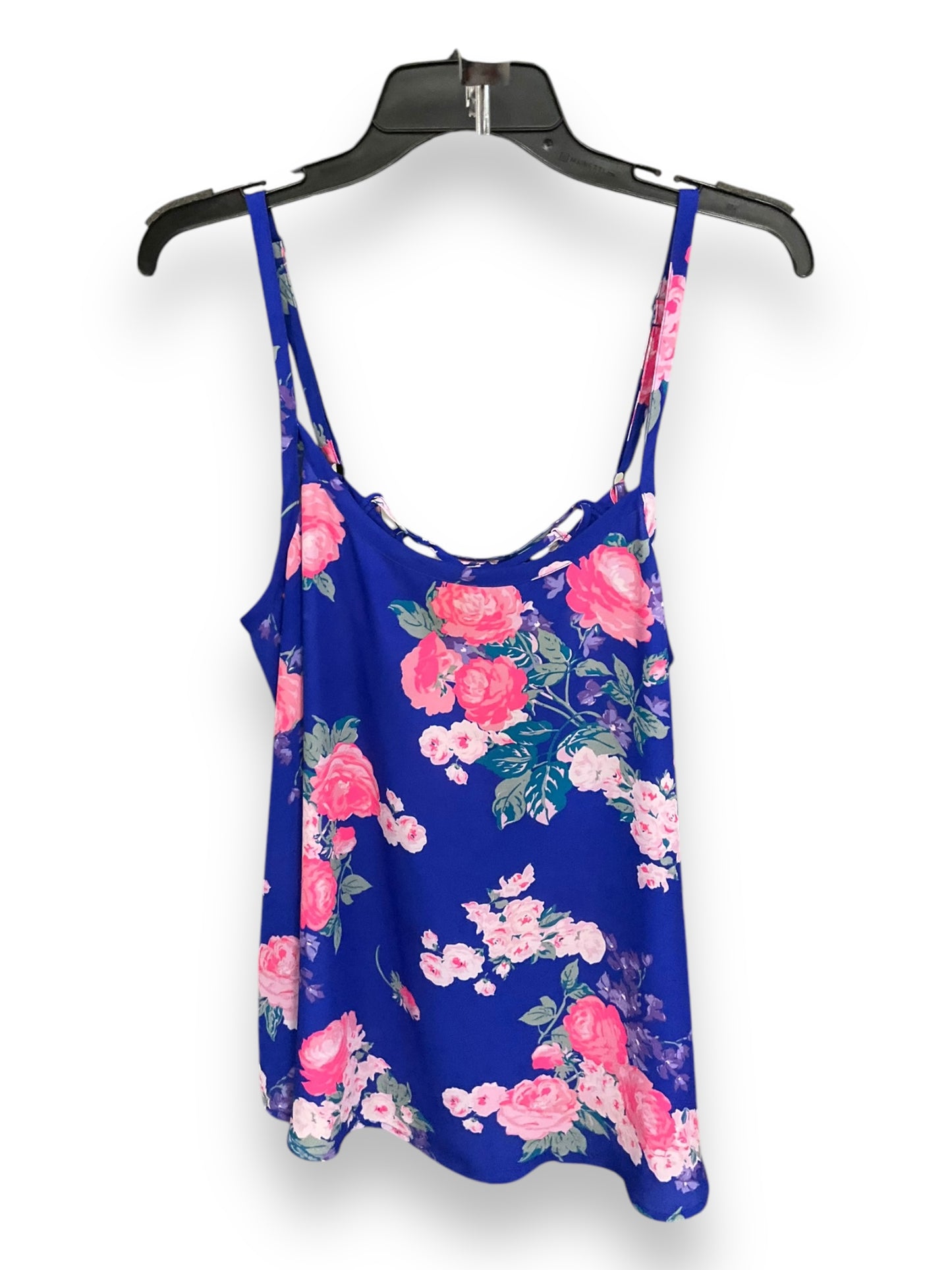 Blouse Sleeveless By Torrid In Floral Print, Size: Xl