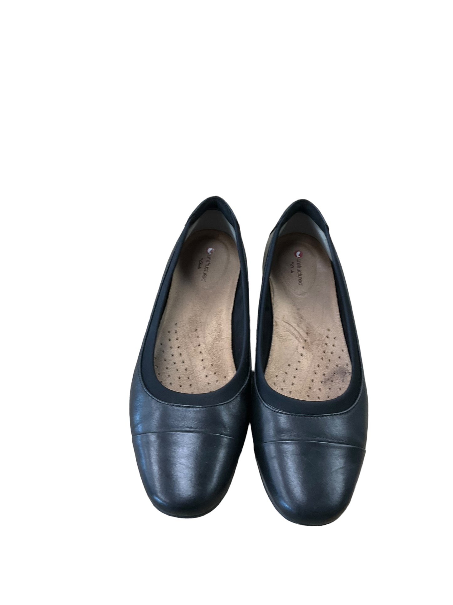 Shoes Flats By Clarks In Black, Size: 8