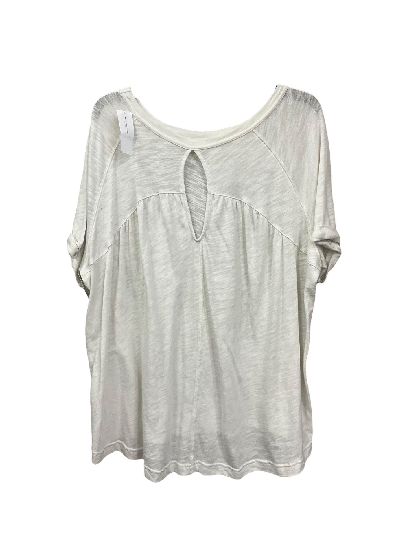 Ivory Top Short Sleeve American Eagle, Size M