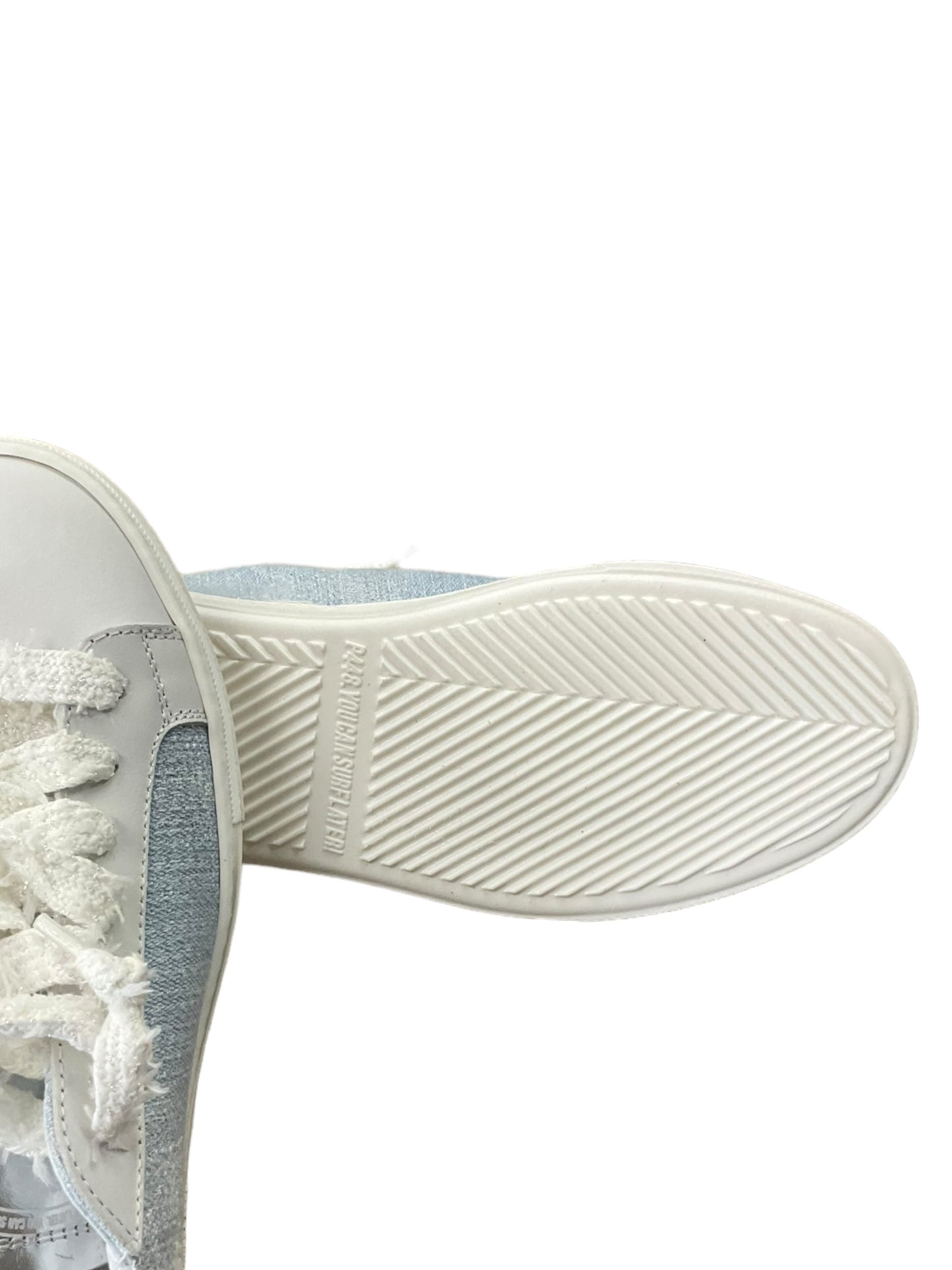 White Shoes Sneakers P448, Size 8