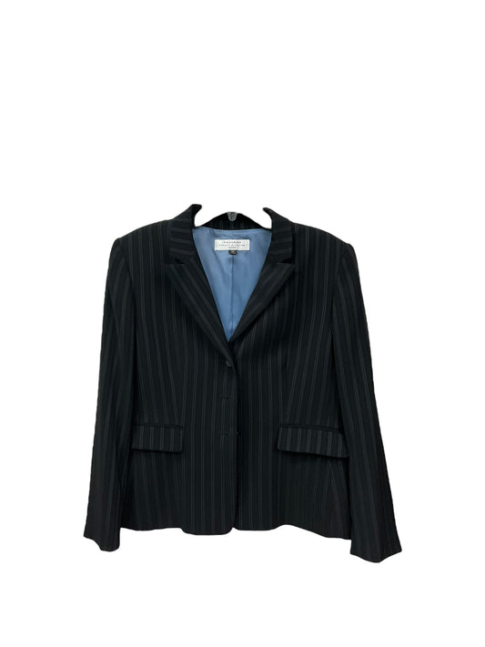 Blazer By Tahari By Arthur Levine In Striped Pattern, Size: Xl