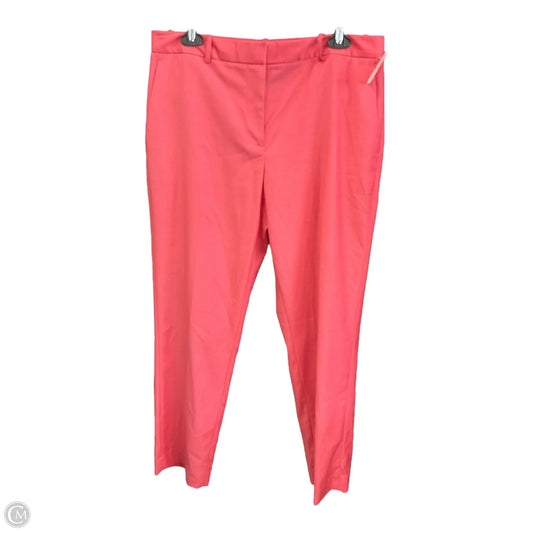 Pants Cropped By Dkny In Coral, Size: 10