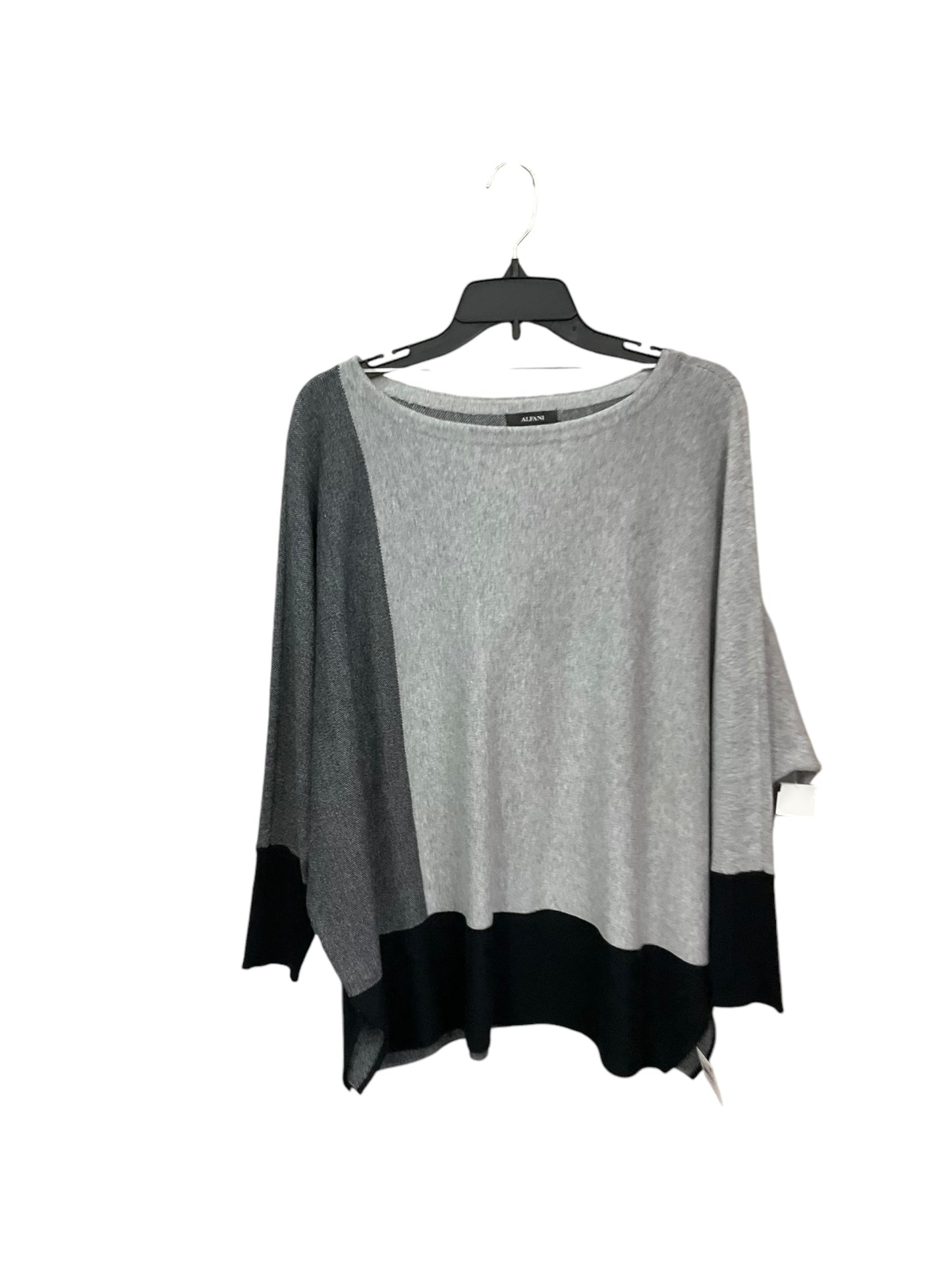 Sweater By Alfani In Black & Grey, Size: S