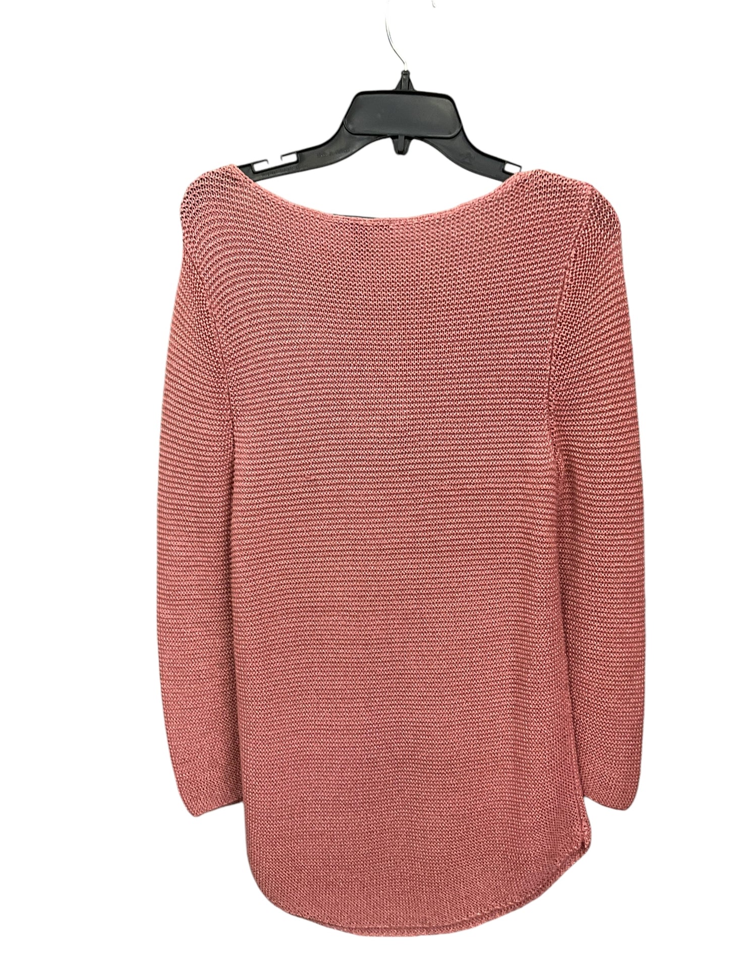 Sweater By Lauren By Ralph Lauren In Pink, Size: L