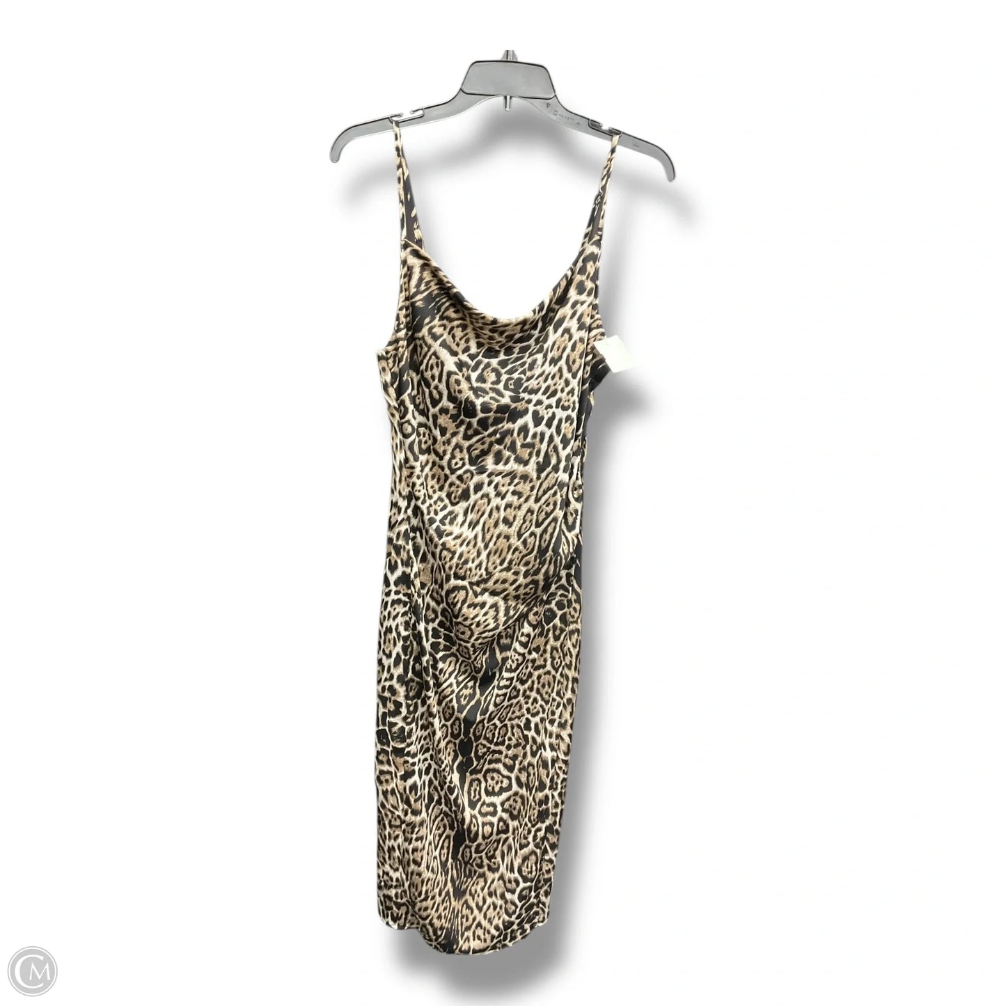 Dress Casual Midi By Clothes Mentor In Animal Print, Size: M