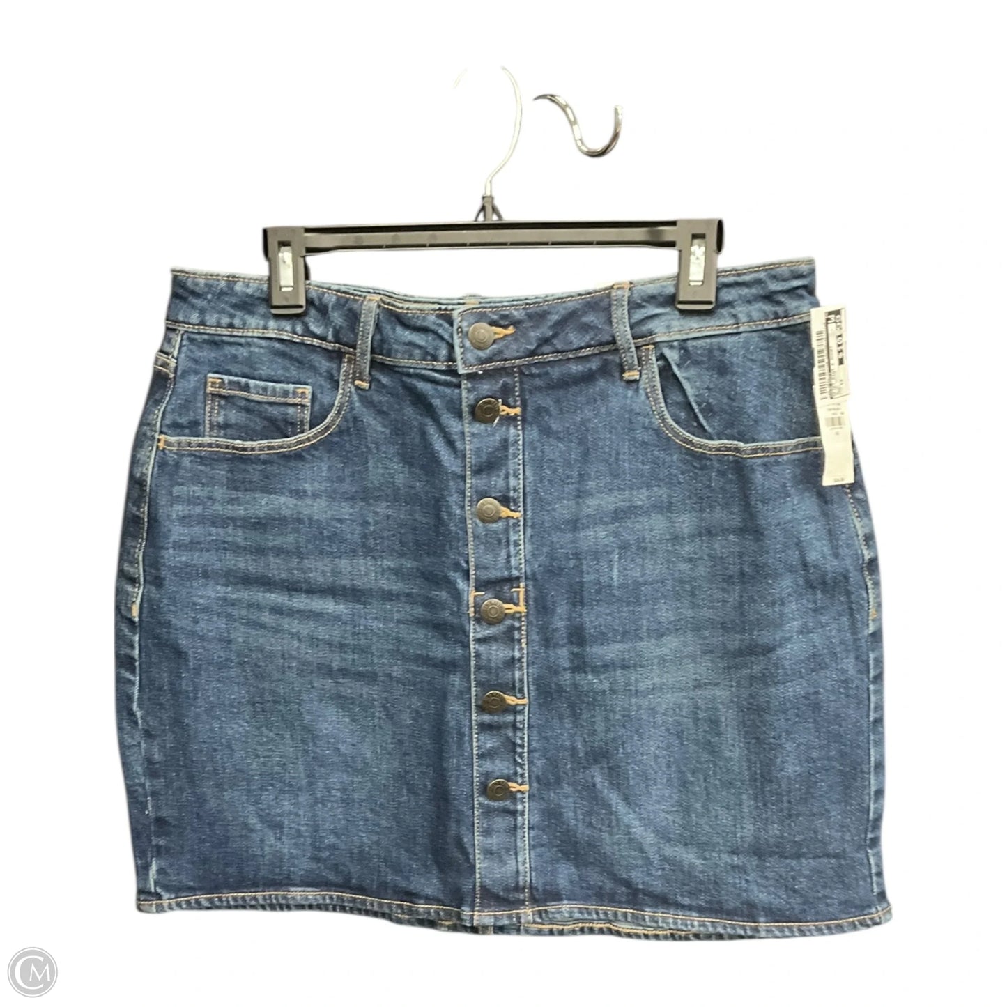 Skirt Mini & Short By Old Navy In Blue Denim, Size: 12