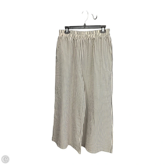 Pants Lounge By Clothes Mentor In Striped Pattern, Size: L