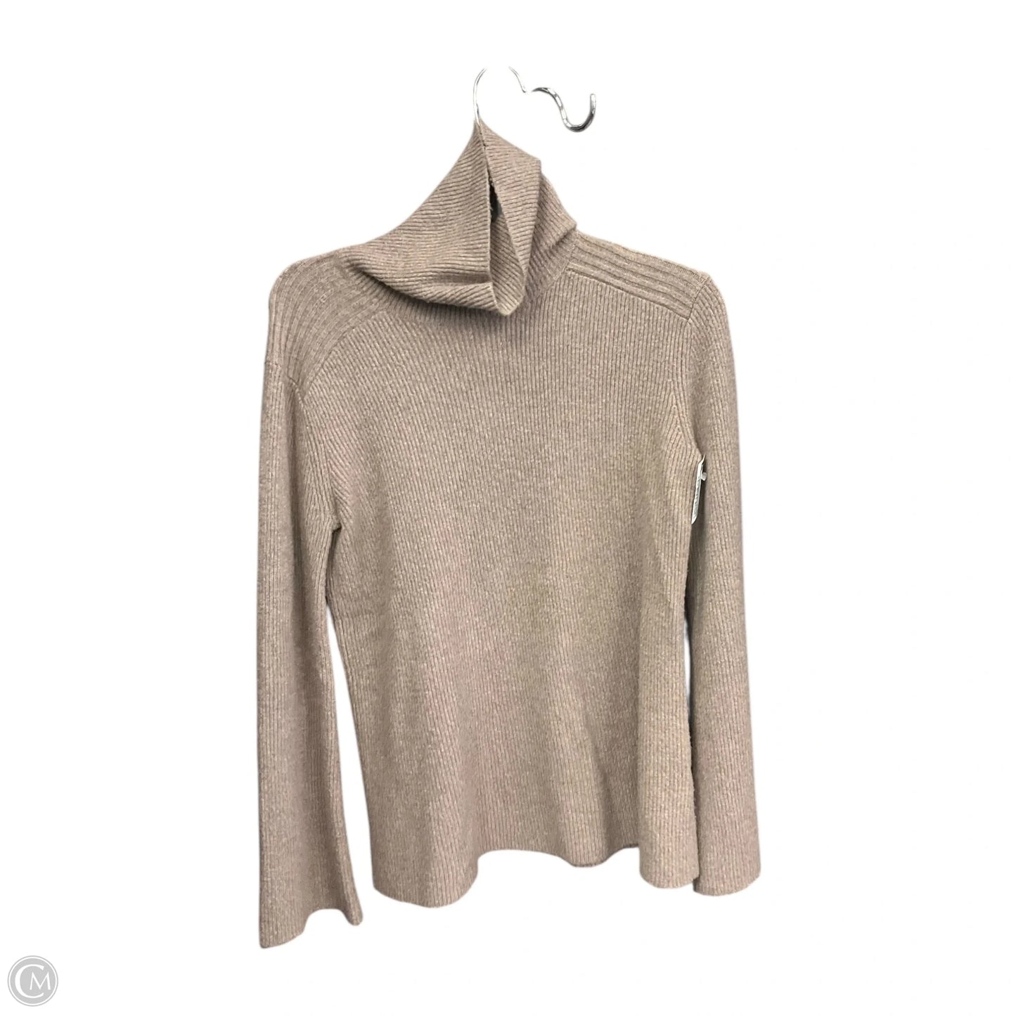 Top Long Sleeve By Hinge In Taupe, Size: M