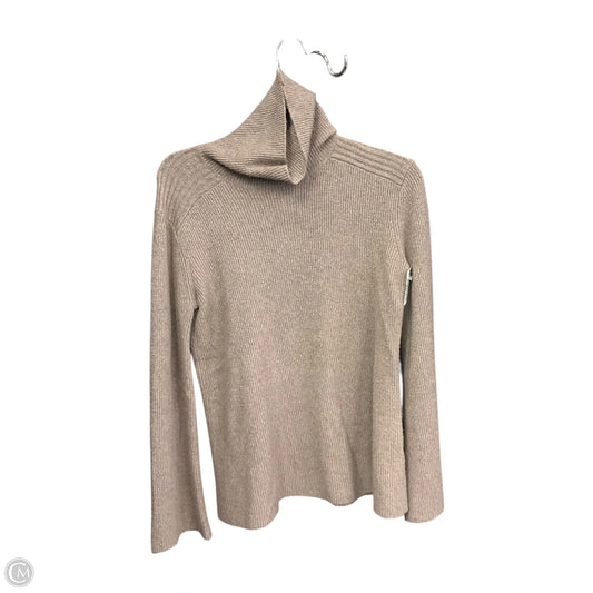 Top Long Sleeve By Hinge In Taupe, Size: M
