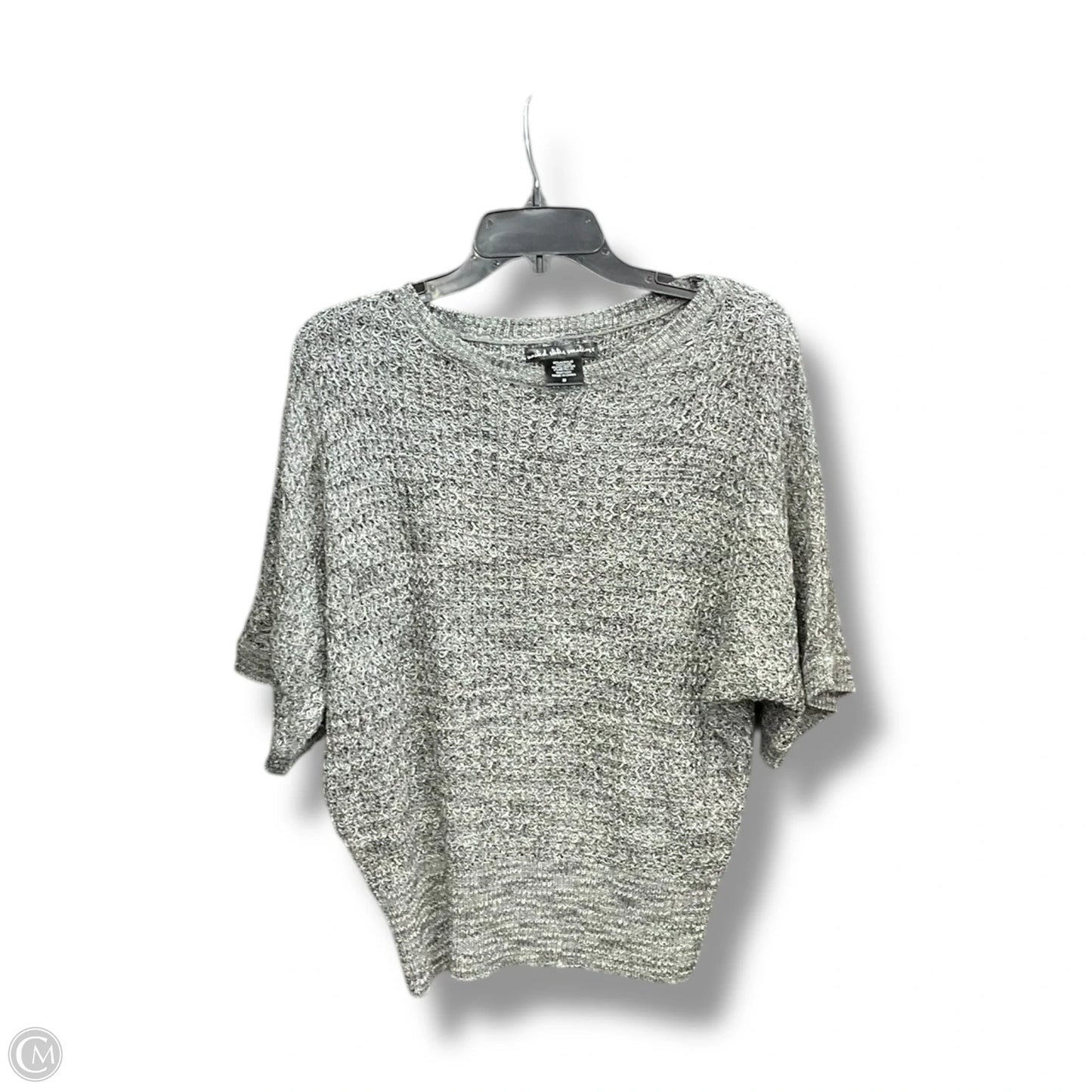 Top 3/4 Sleeve By United States Sweaters In Grey, Size: M