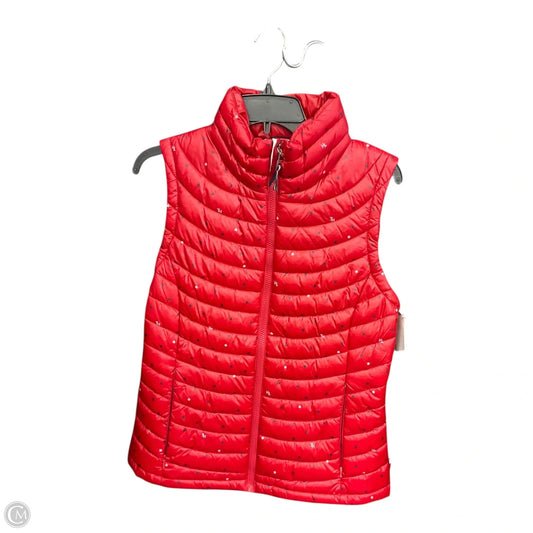 Vest Puffer & Quilted By Tommy Hilfiger In Red, Size: S