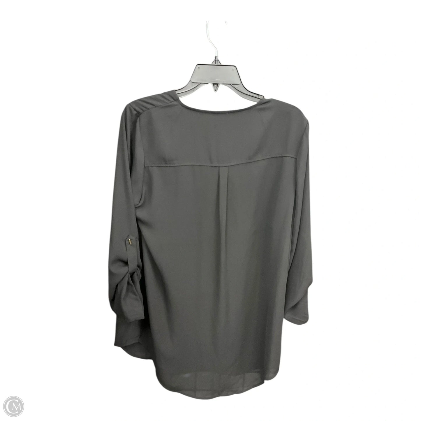 Top 3/4 Sleeve Basic By Pure Energy In Black, Size: 1x