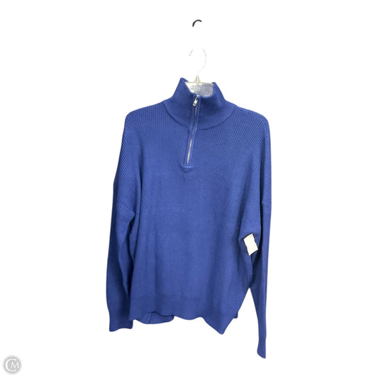 Sweater By Chicsoul In Blue, Size: 2x