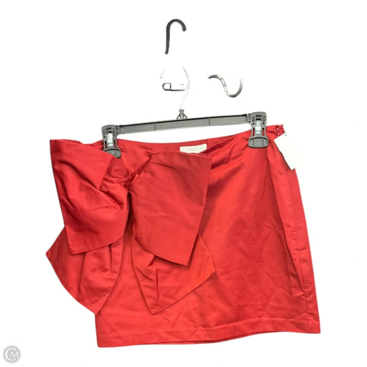 Skirt Mini & Short By H&m In Red, Size: 8