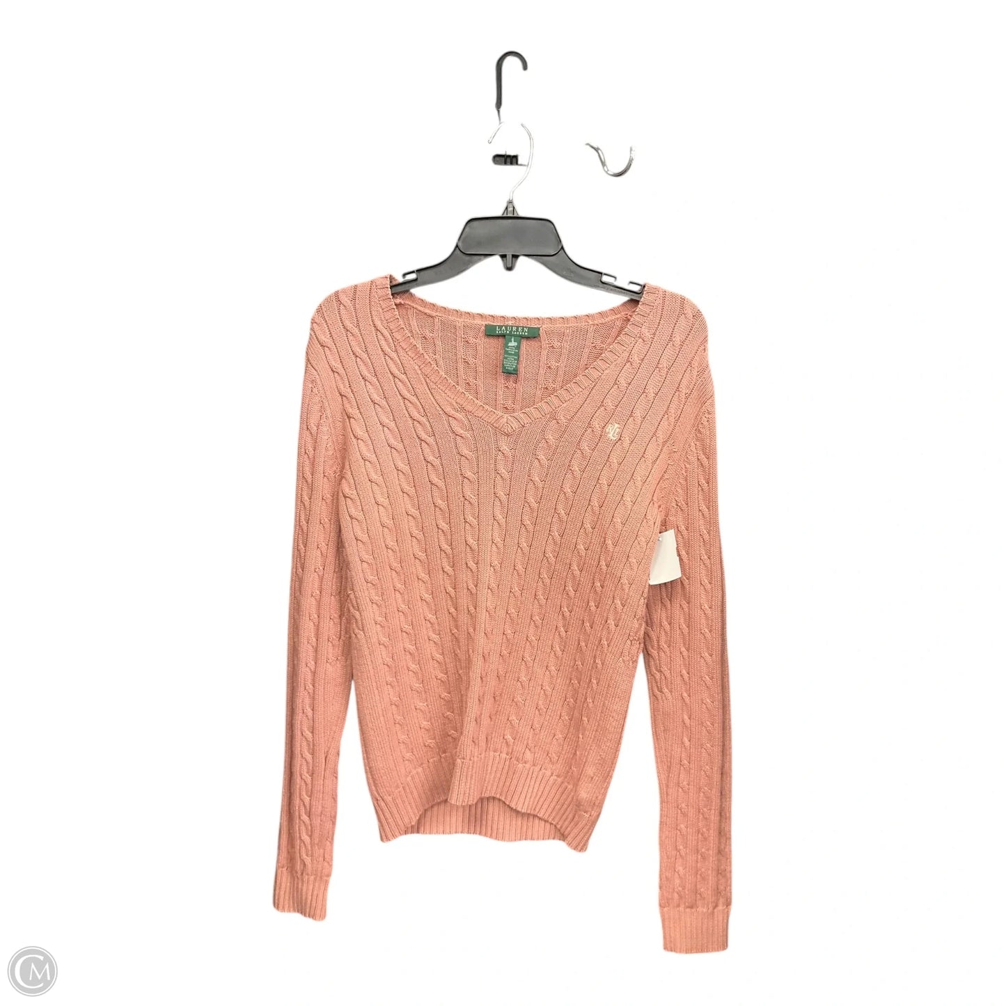 Sweater By Lauren By Ralph Lauren In Pink, Size: S