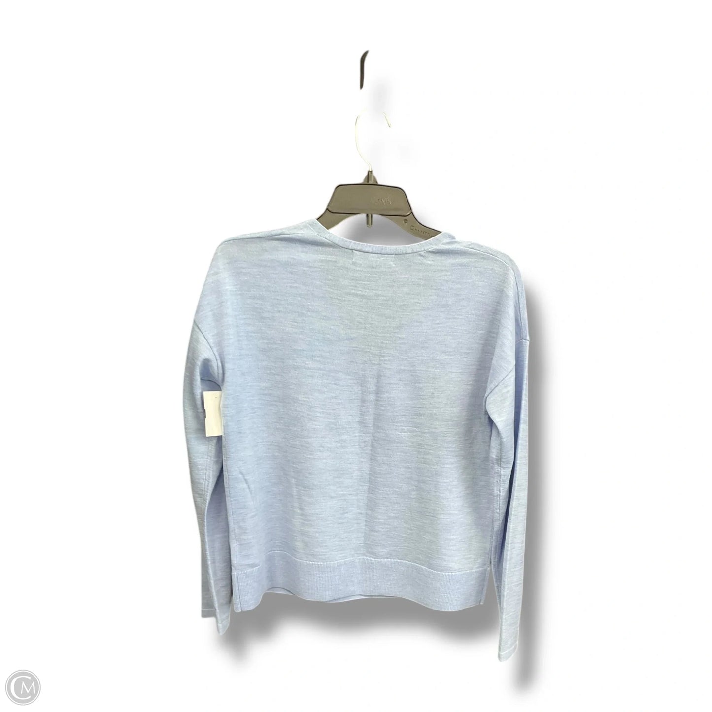 Top Long Sleeve By Banana Republic In Blue, Size: M