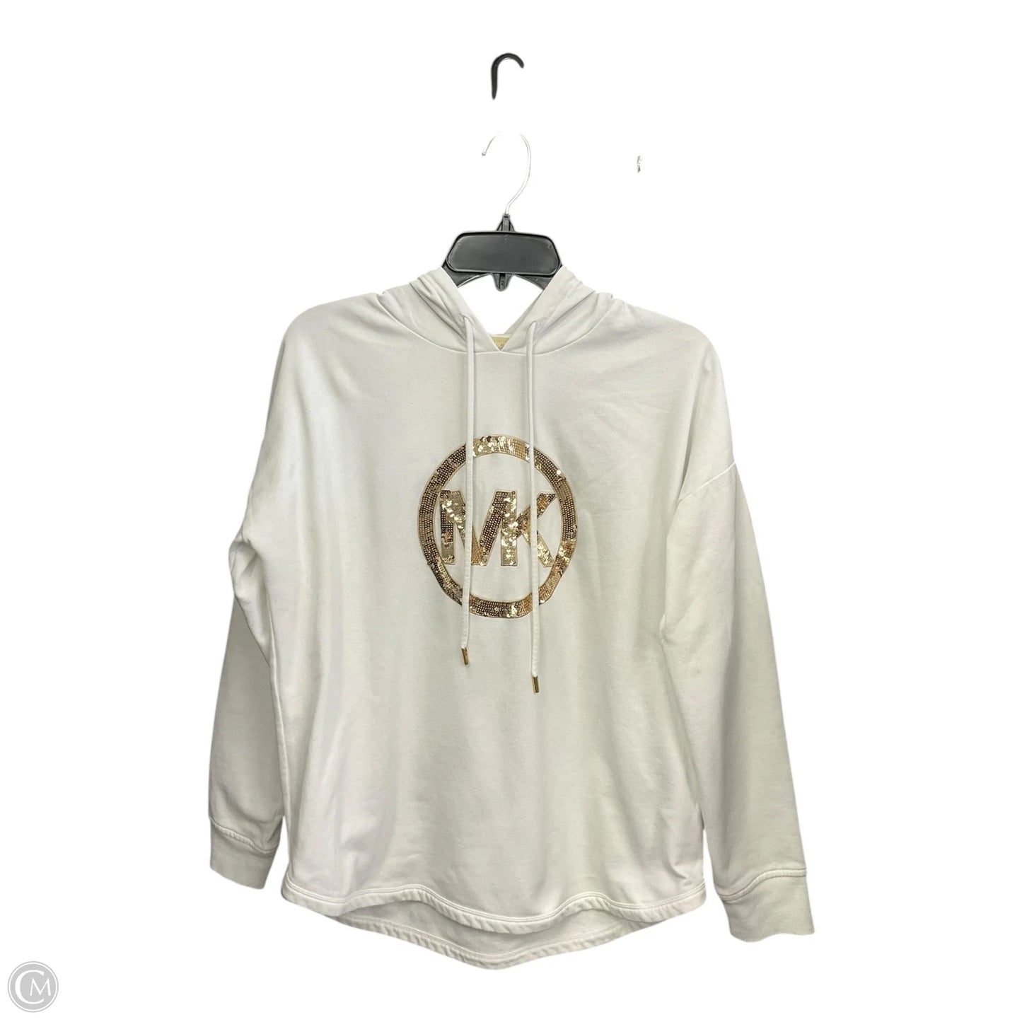 Sweatshirt Hoodie By Michael By Michael Kors In White, Size: S
