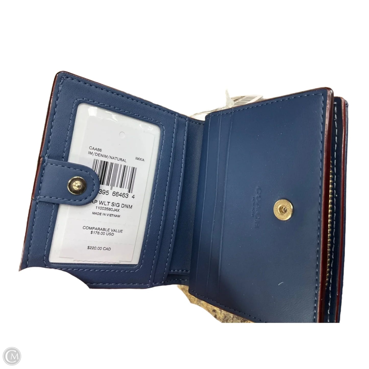 Wallet Designer By Coach, Size: Small