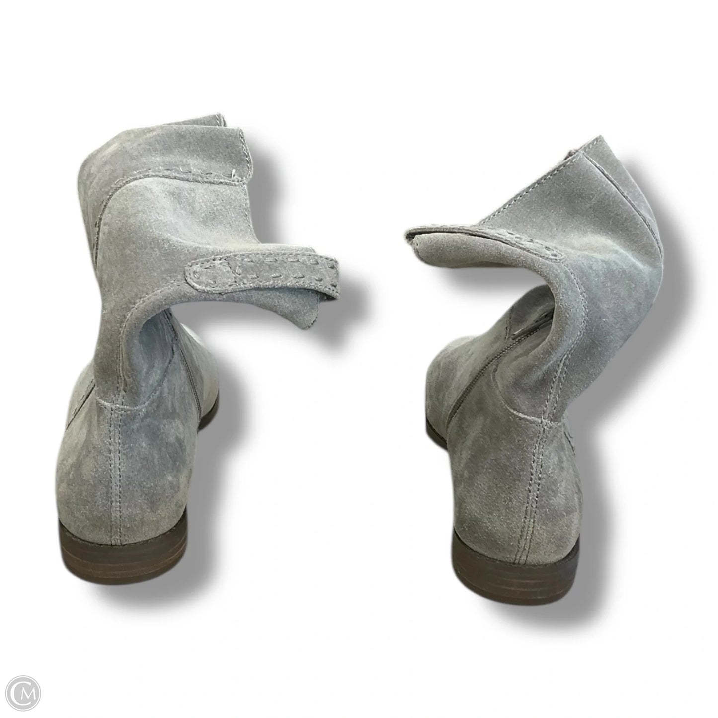 Boots Ankle Flats By Lands End In Grey, Size: 6