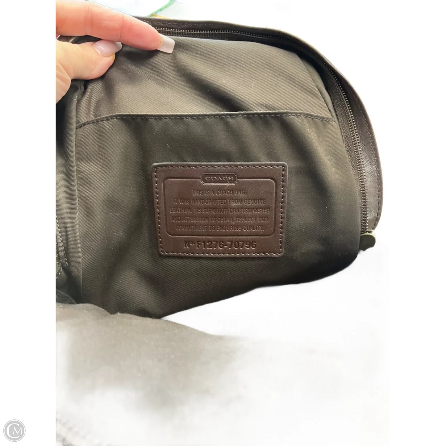 Crossbody Designer By Coach, Size: Medium