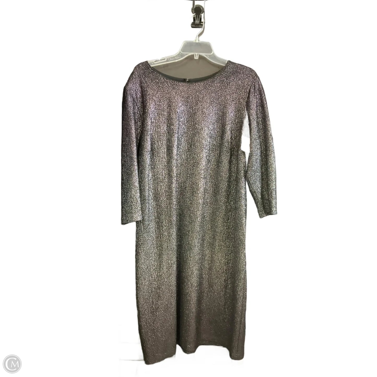 lane bryant silver dress Lane Bryant Metallic Stripe Cami Dress Silver White Size 16