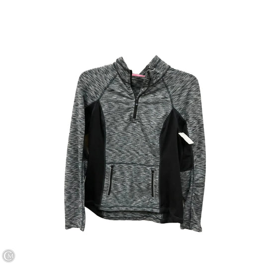Athletic Top Long Sleeve Collar By Calvin Klein In Multi-colored, Size: S