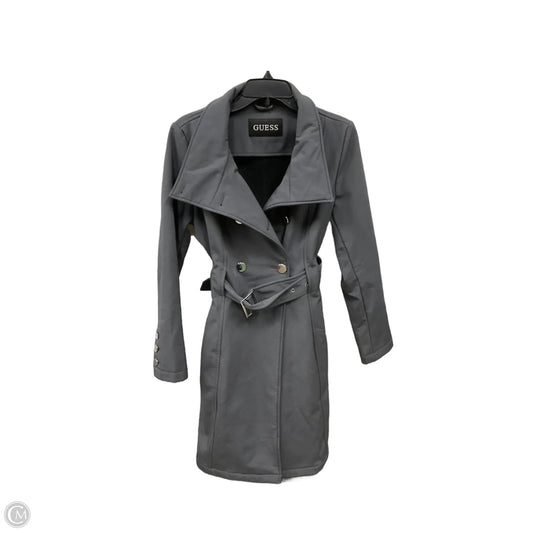 Coat Peacoat By Guess In Grey, Size: M