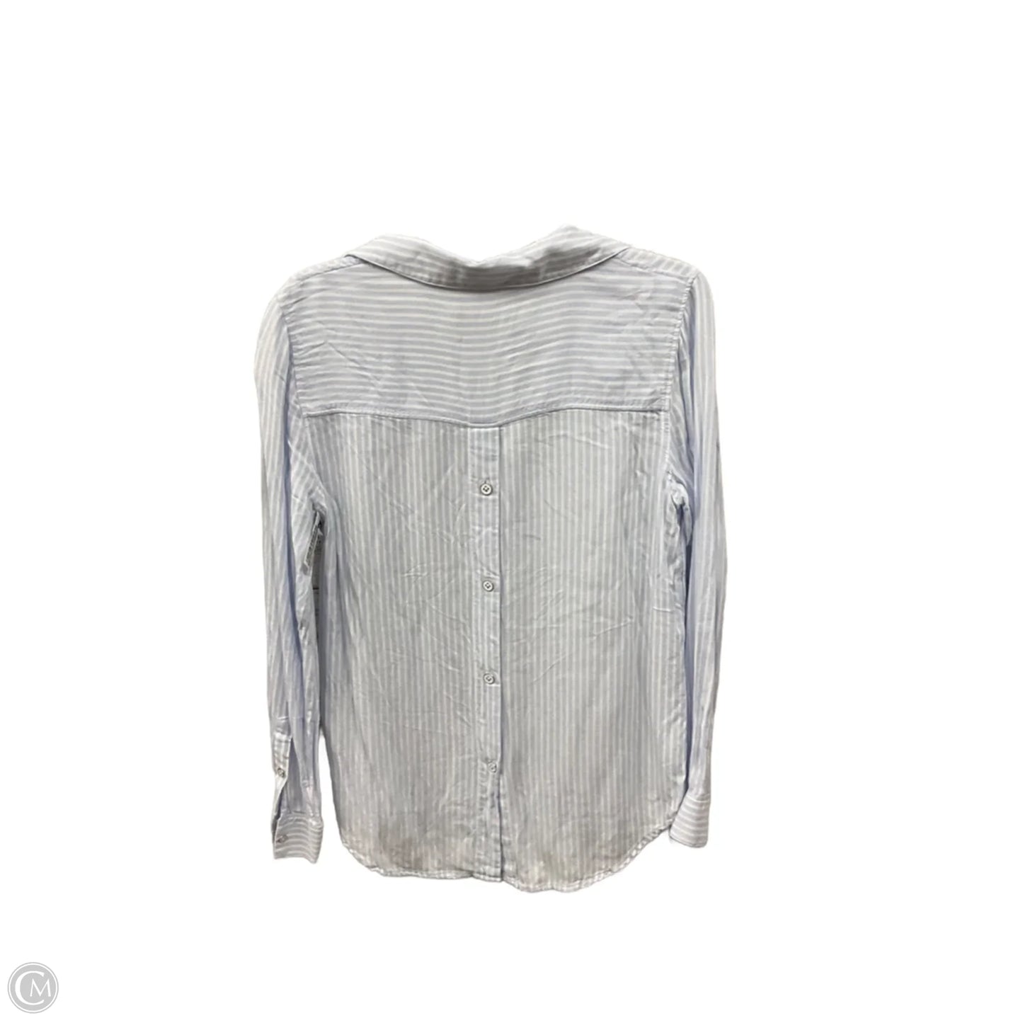 Top Long Sleeve By Banana Republic In Striped Pattern, Size: S