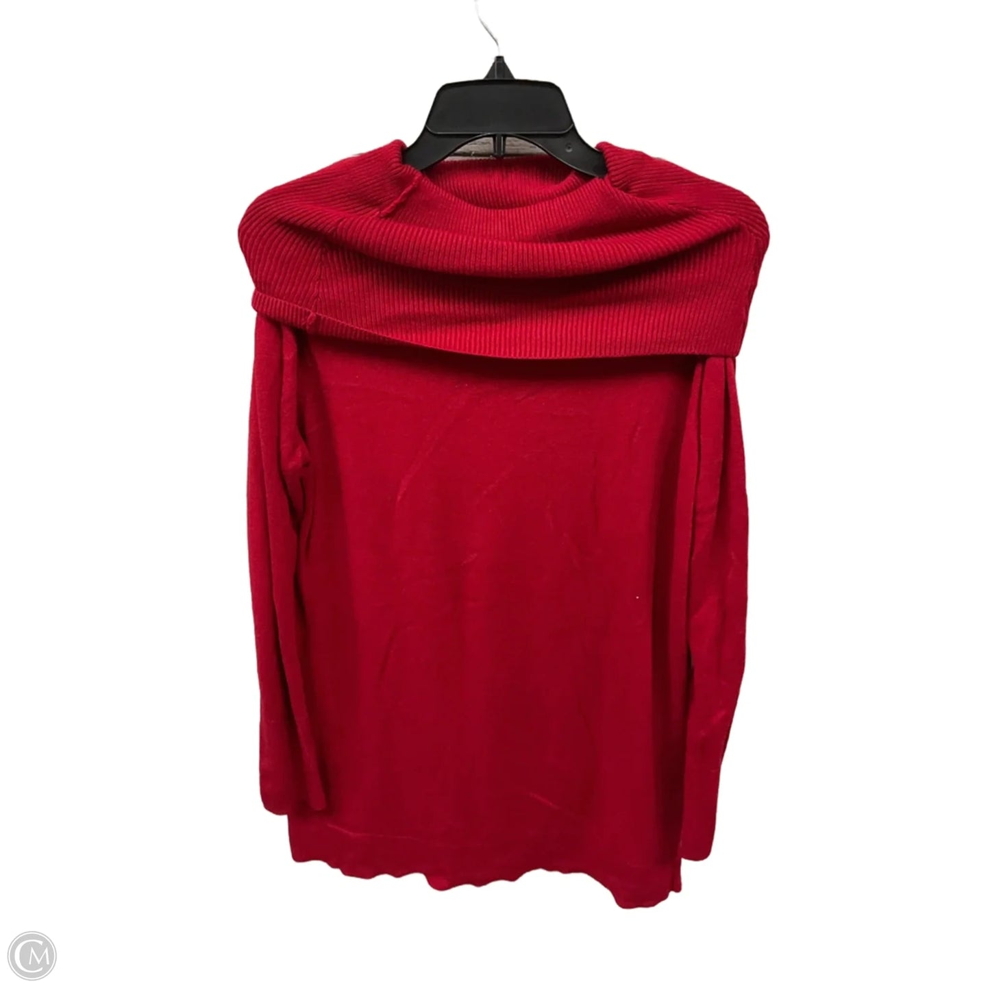 Top Long Sleeve By Daisy Fuentes In Red, Size: Xl