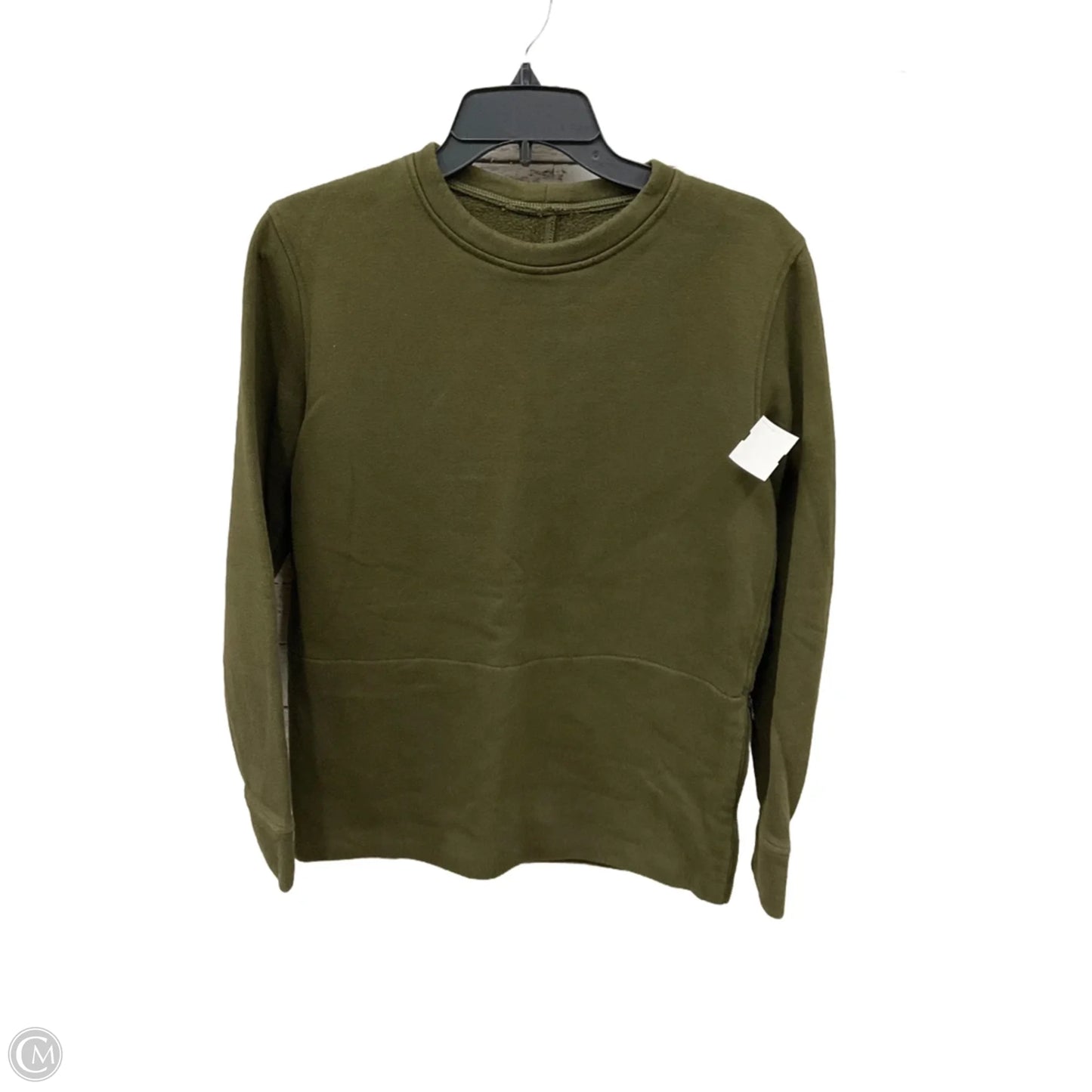 Top Long Sleeve Basic By H&m In Green, Size: L