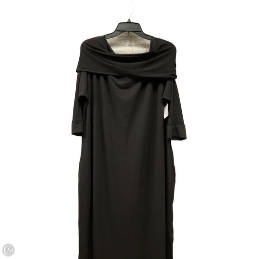 Dress Casual Maxi By Clothes Mentor In Black, Size: 2x