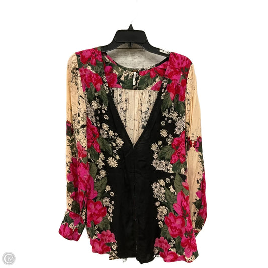 Top Long Sleeve By Free People In Multi-colored, Size: L