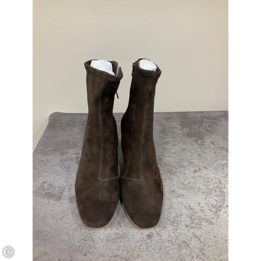 Boots Ankle Heels By Loeffler Randall In Brown, Size: 10